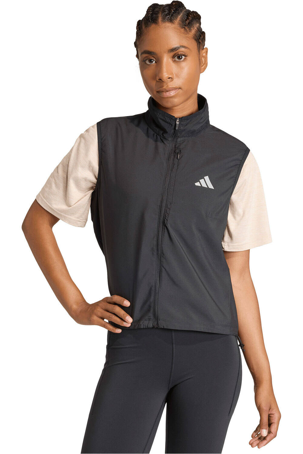 adidas Chaqueta Running Mujer ADI365 ESSENTIALS vista frontal