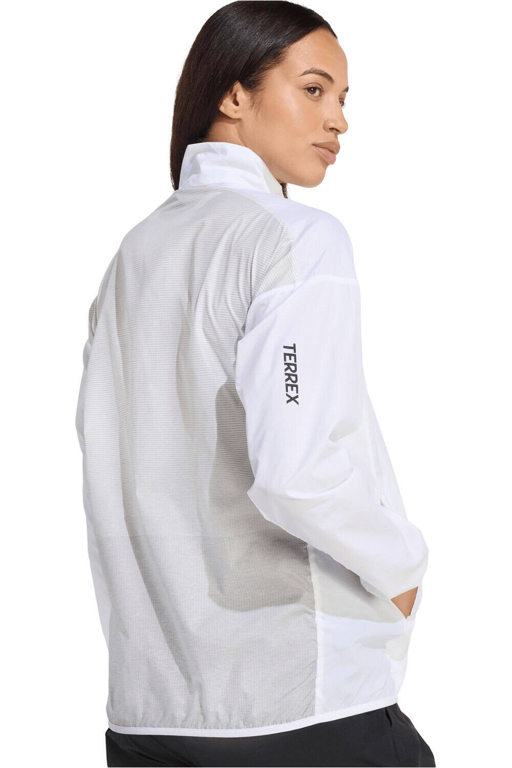 adidas chaqueta softshell mujer TERREX MULTI CLIMA365 WINDWEAVE vista detalle