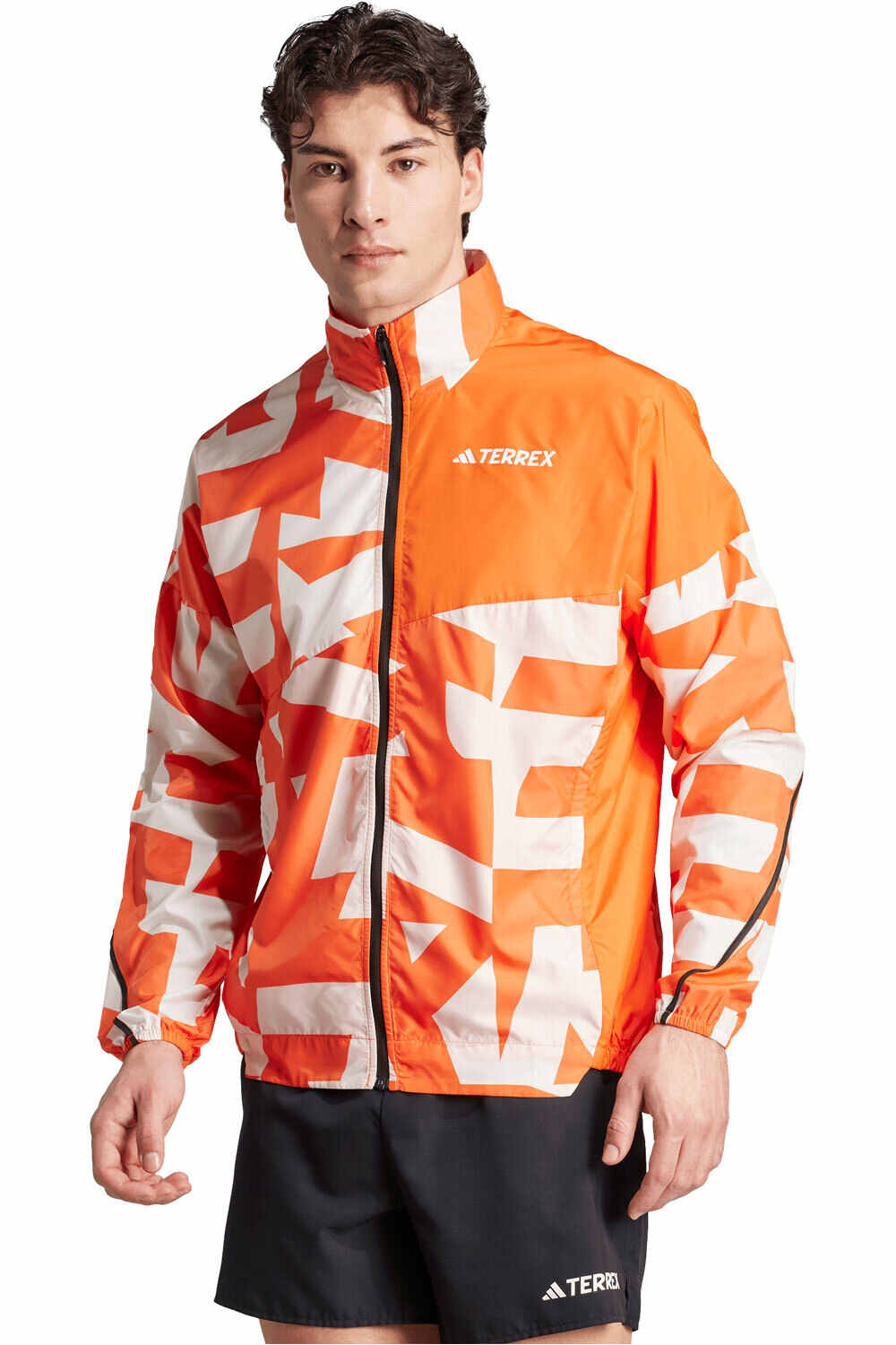 adidas CHAQUETA TRAIL RUNNING HOMBRE TERREX MULTI PRINTED WIND vista frontal