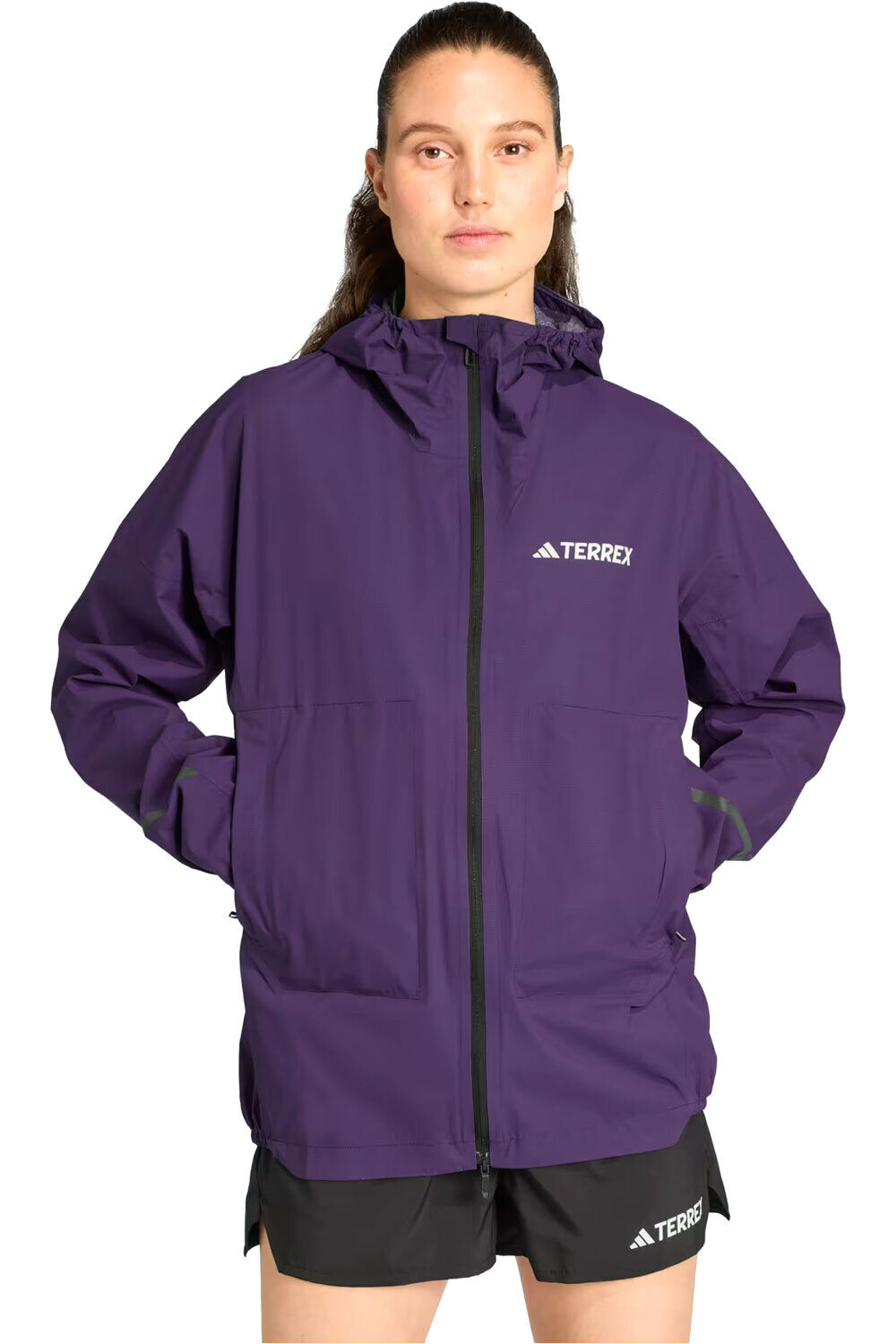 adidas CHAQUETA TRAIL RUNNING MUJER TERREX XPERIOR 2.5 LAYER LIGHT vista frontal