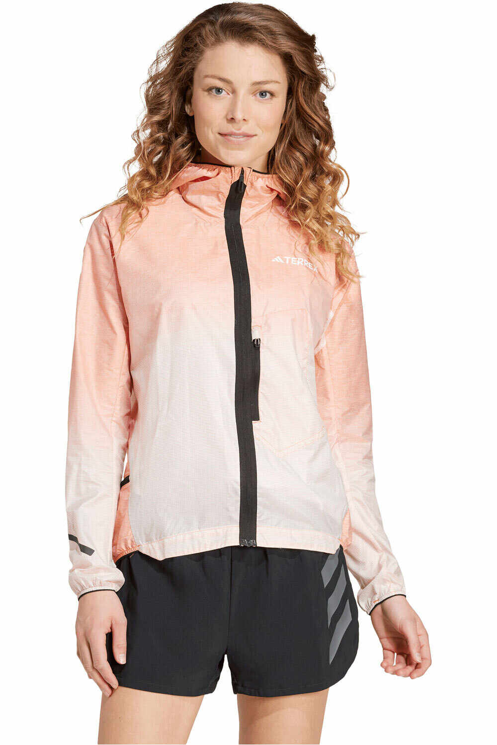 adidas CHAQUETA TRAIL RUNNING MUJER TERREX XPERIOR LIGHT WINDWEAVE vista frontal