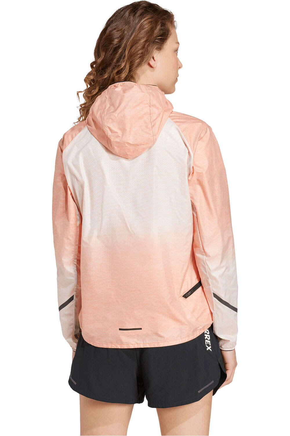 adidas CHAQUETA TRAIL RUNNING MUJER TERREX XPERIOR LIGHT WINDWEAVE vista trasera