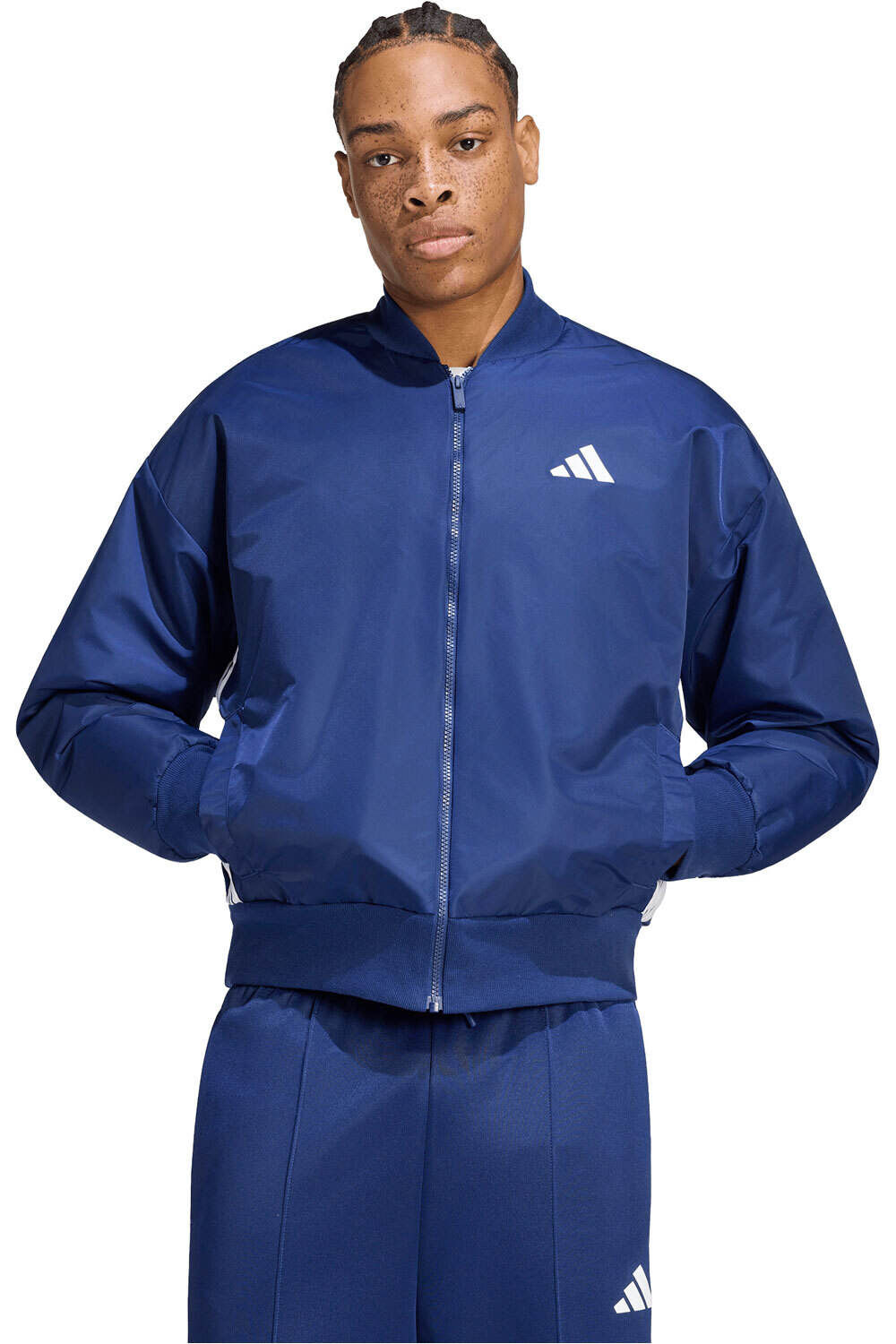 adidas chaquetas hombre Chaqueta bmber Stadium vista frontal
