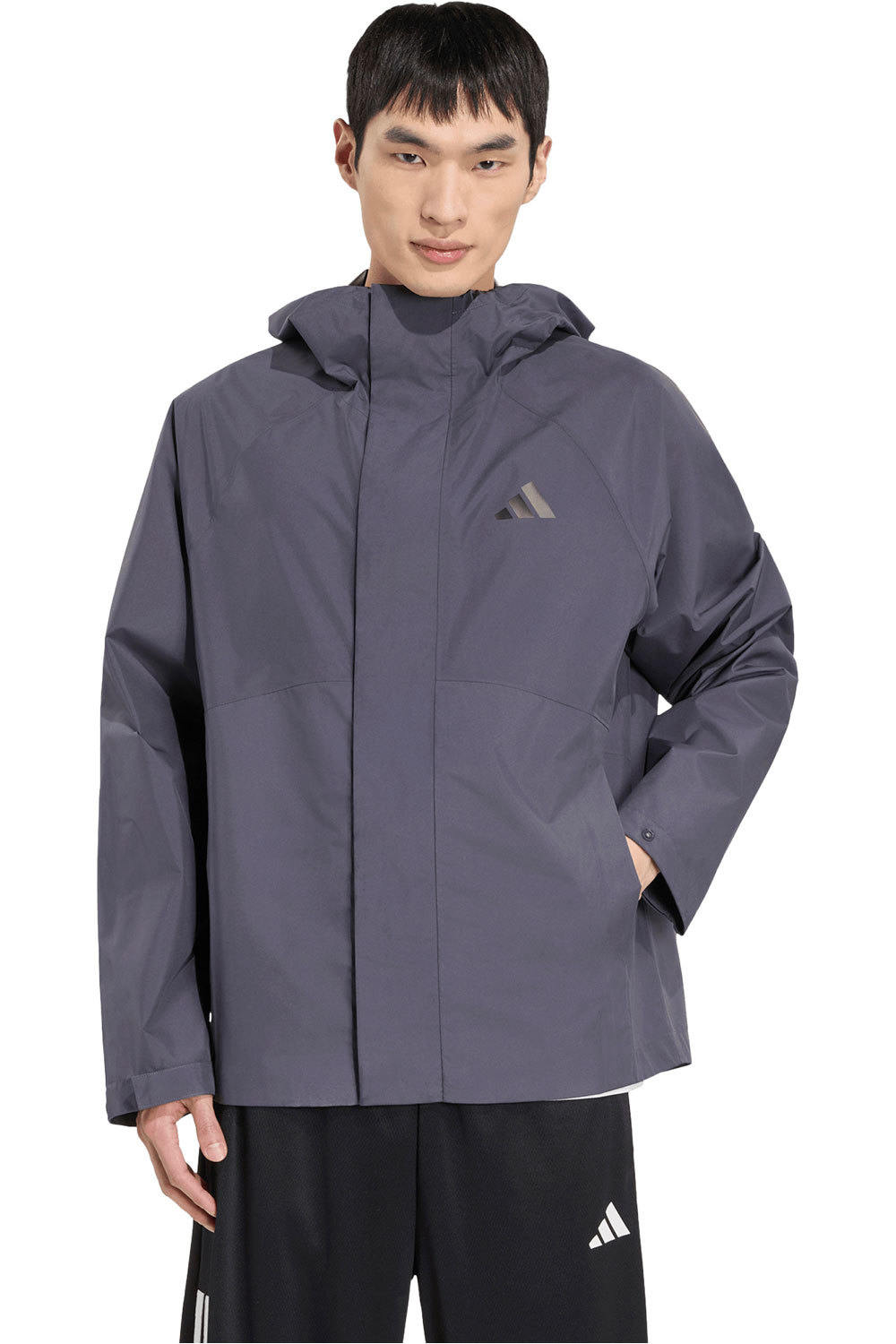 adidas chaquetas hombre M ESS RAIN JKT vista frontal