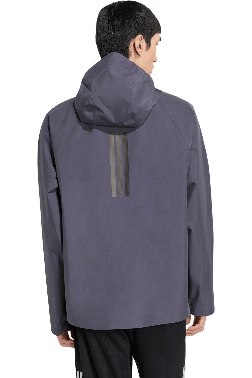 adidas chaquetas hombre M ESS RAIN JKT vista trasera