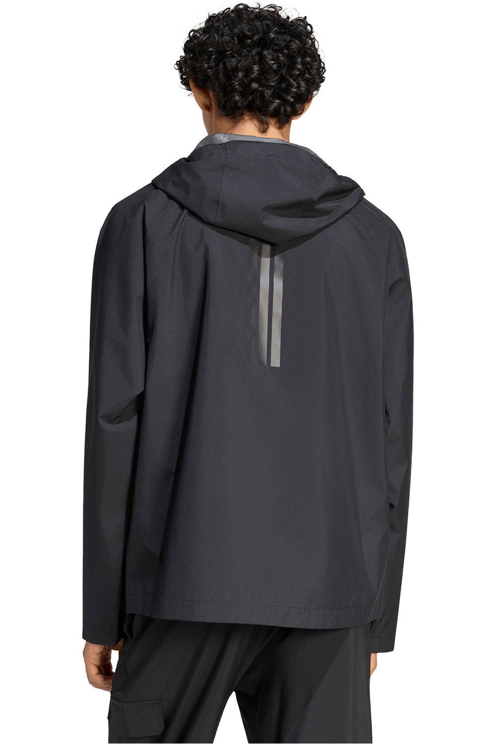 adidas chaquetas hombre M ESS RAIN JKT vista trasera