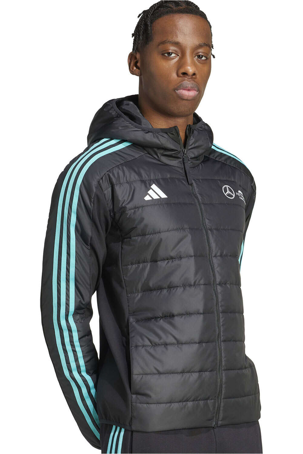 adidas chaquetas hombre MERCEDES AMG PETRONAS F1 TEAM DNA vista detalle