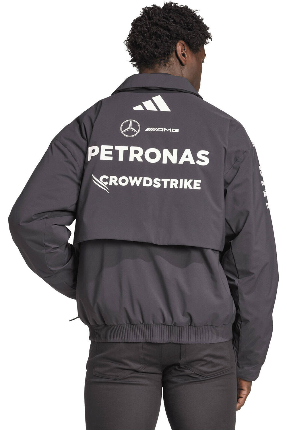 adidas chaquetas hombre MERCEDES AMG PETRONAS F1 TEAM vista trasera