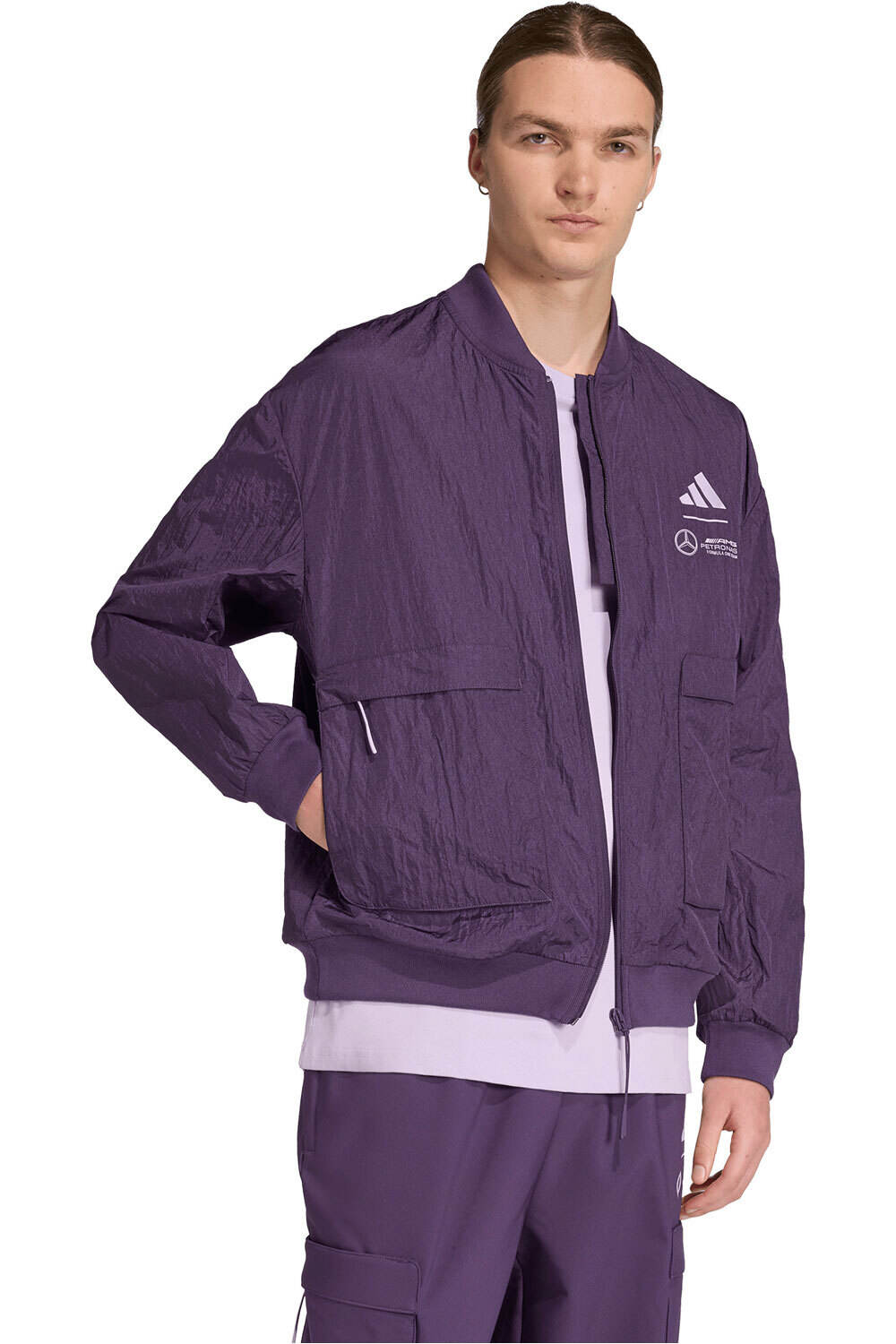 adidas chaquetas hombre MERCEDES-AMG PETRONAS F1 vista detalle