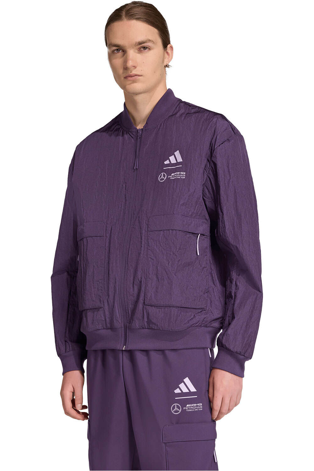 adidas chaquetas hombre MERCEDES-AMG PETRONAS F1 vista frontal