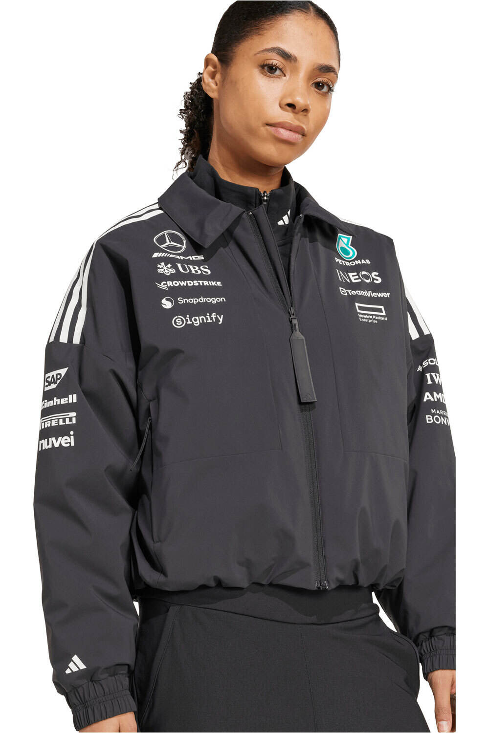 adidas chaquetas hombre MERCEDES F1 vista detalle
