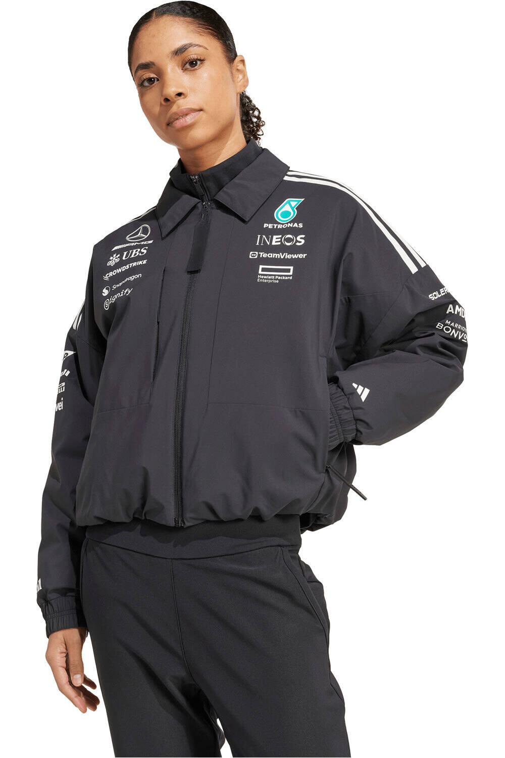 adidas chaquetas hombre MERCEDES F1 vista frontal