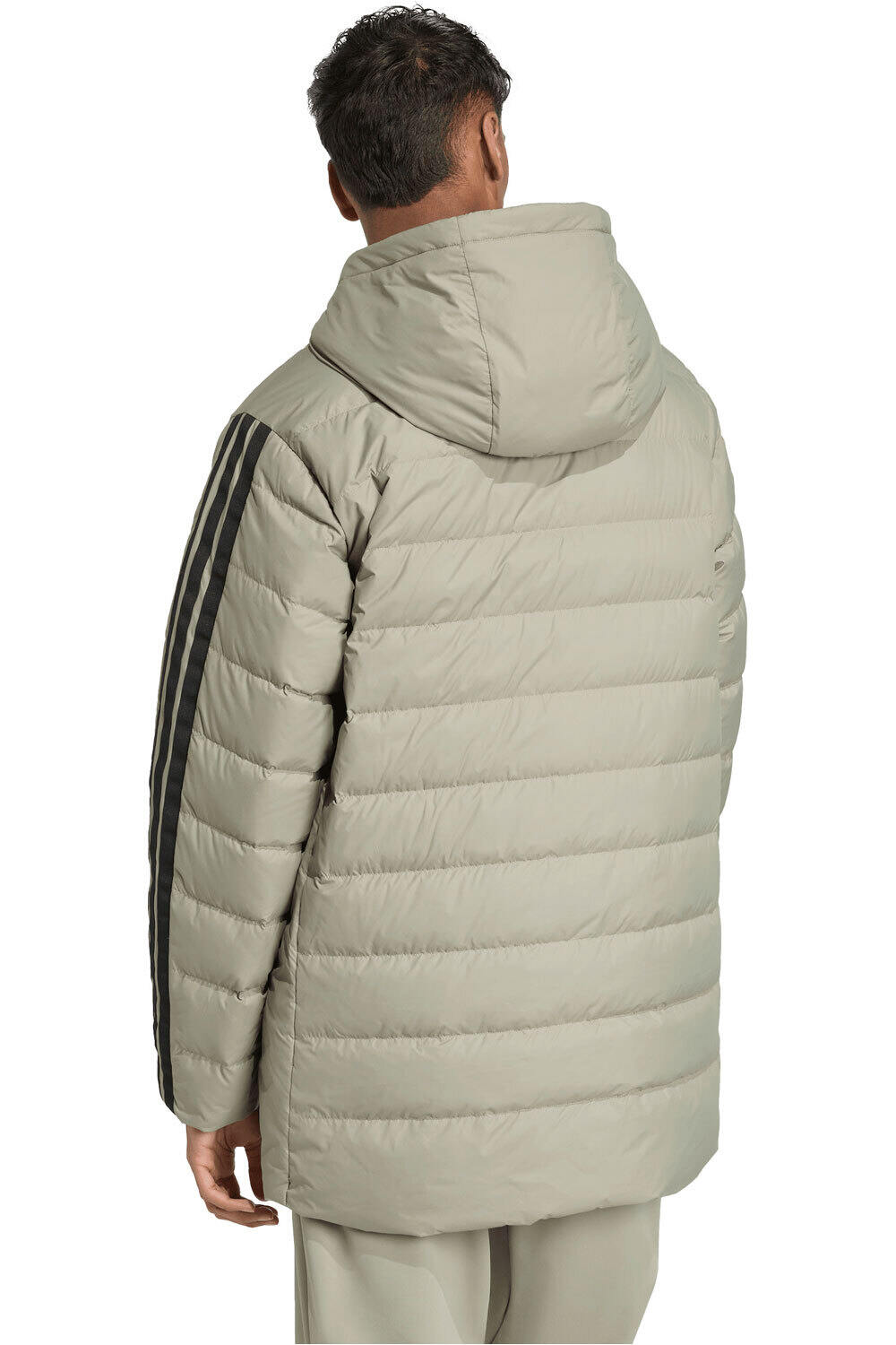 adidas chaquetas hombre Parka plumn capucha Ess CLIMAWARM 3S vista trasera