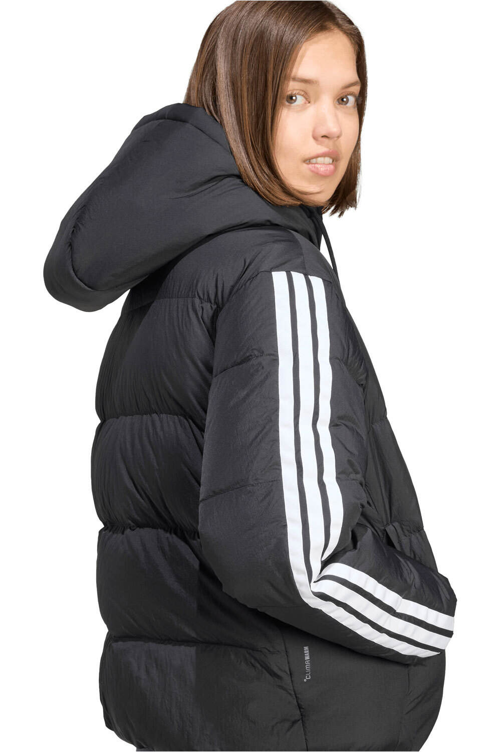 adidas chaquetas mujer Anorak capucha Essentials Climawarm 3 03