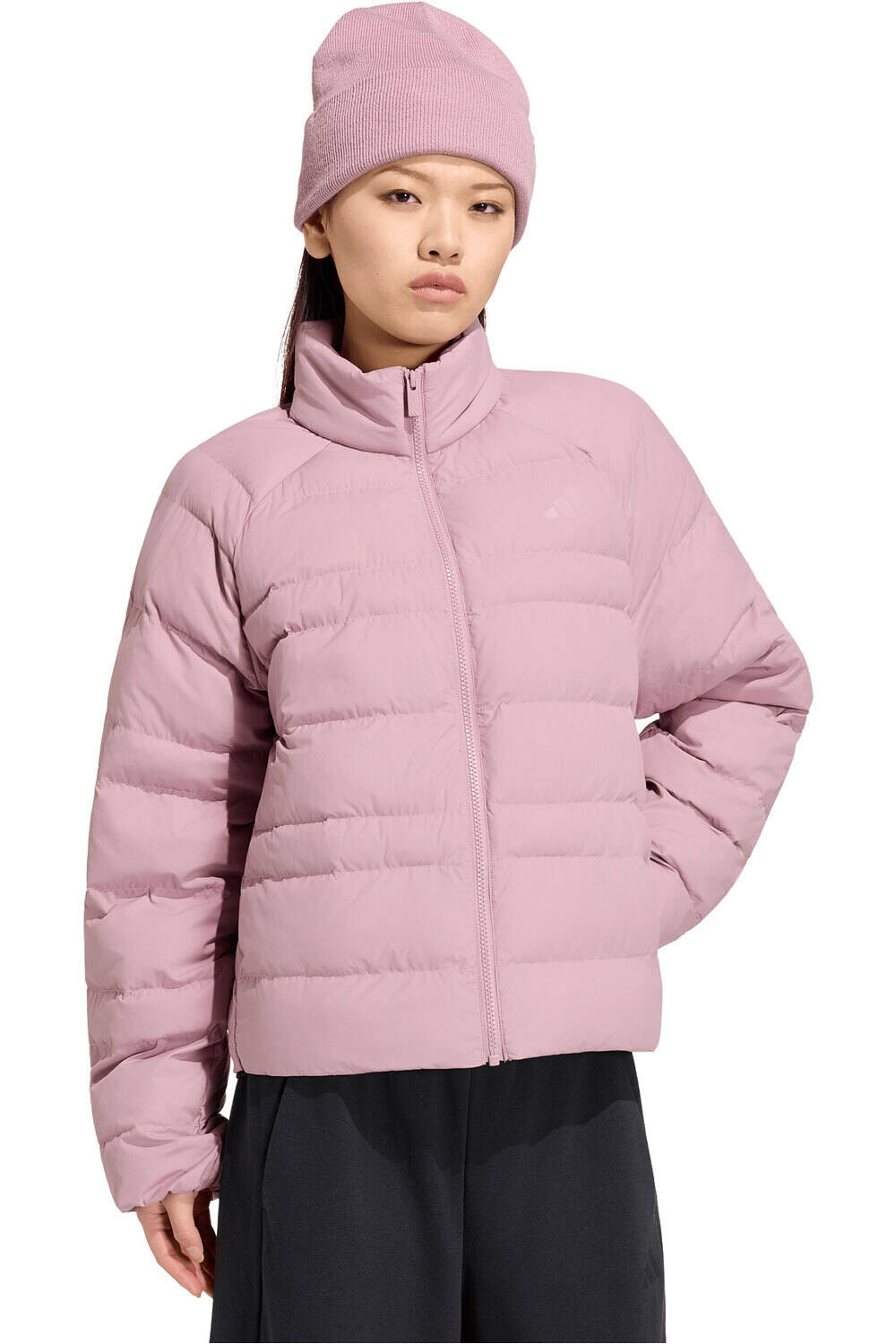 adidas chaquetas mujer CHAQUETA AISLANTE PLEGABLE ESSENTIALS vista frontal
