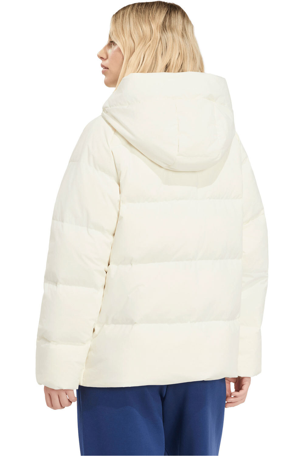 adidas chaquetas mujer CHAQUETA PLUMN CON CAPUCHA HELIONIC vista trasera