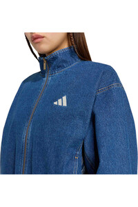 adidas chaquetas mujer Chaqueta Stadium Washed Denim vista detalle
