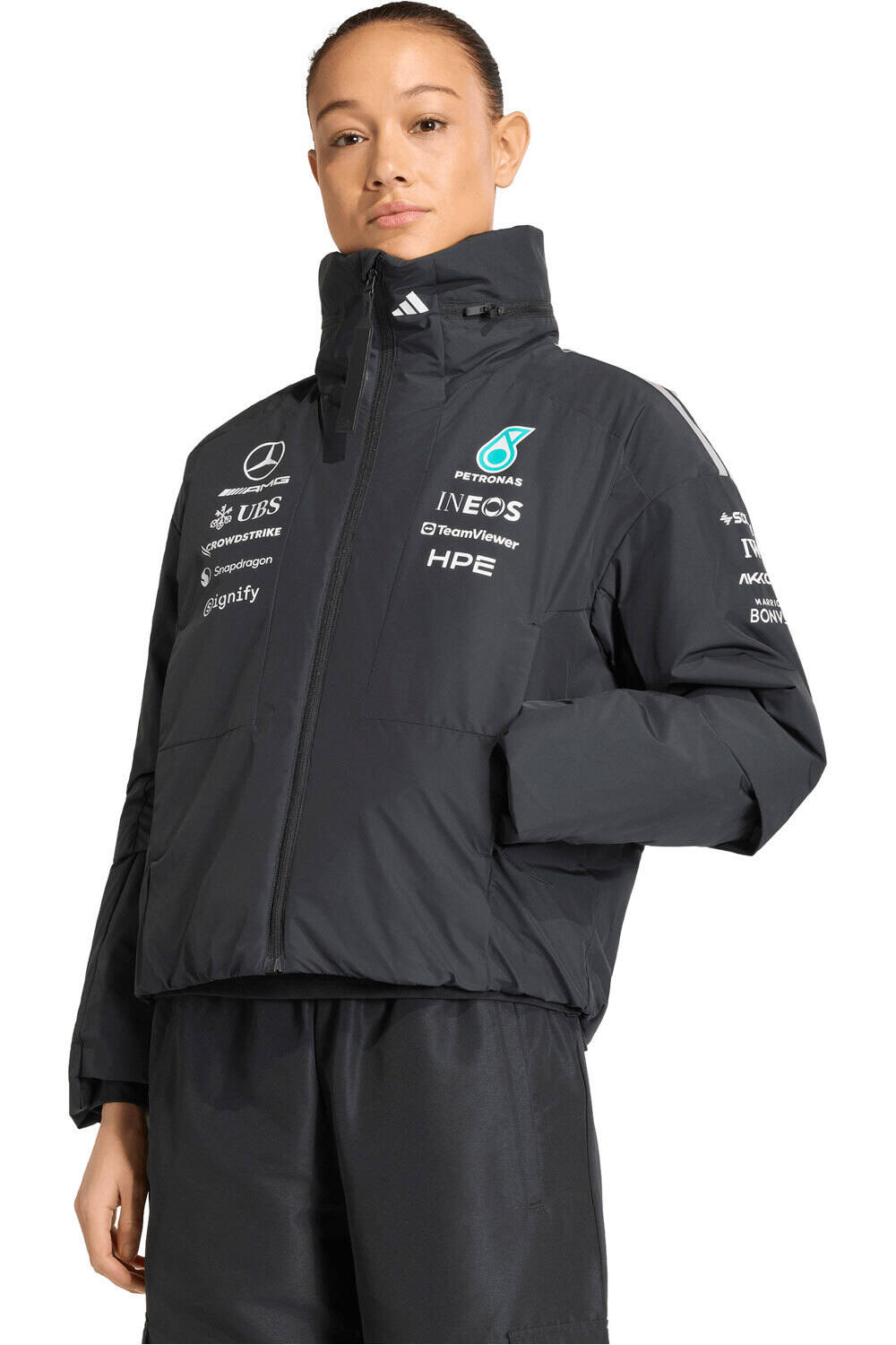 adidas chaquetas mujer MERCEDES-AMG PETRONAS F1TEAM vista frontal