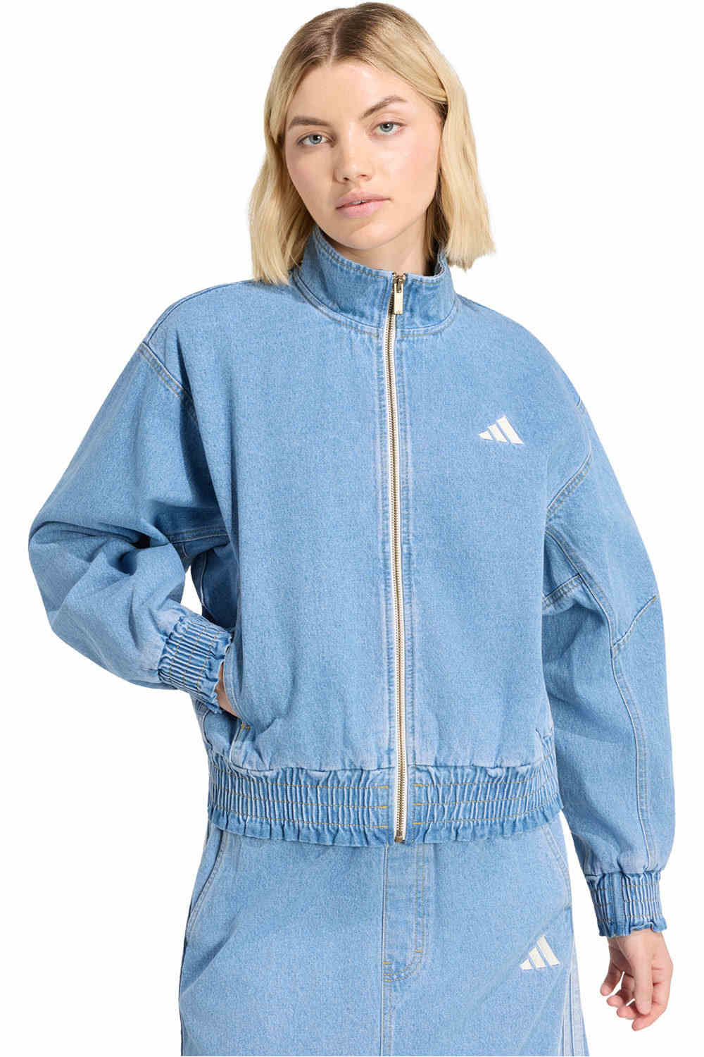 adidas chaquetas mujer ST DNM WSH JK vista frontal