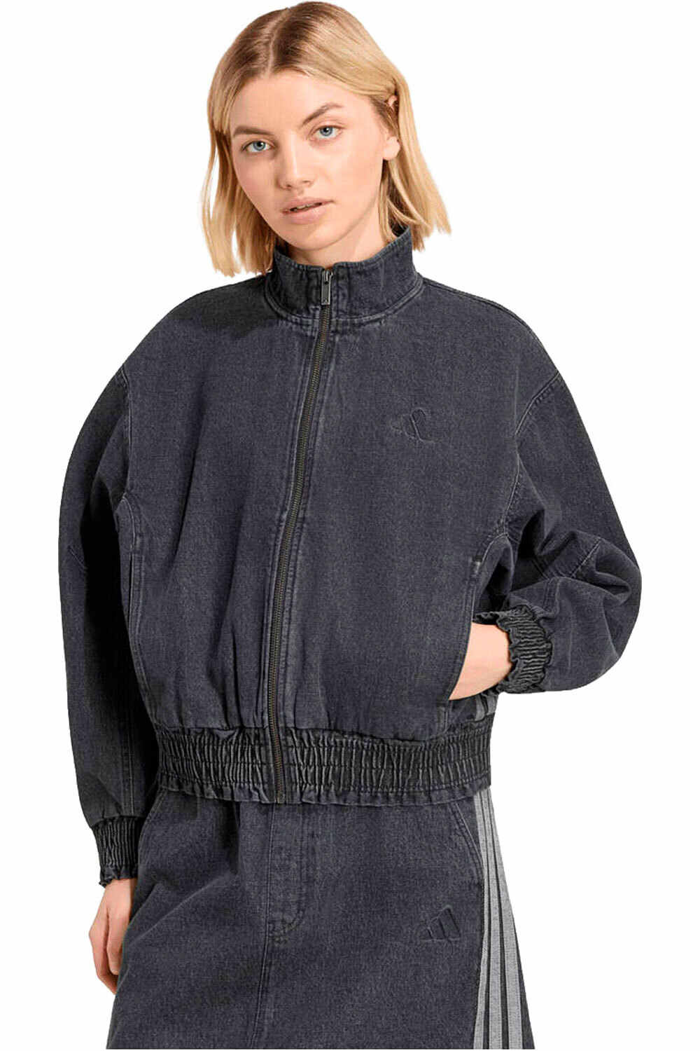 adidas chaquetas mujer ST DNM WSH JK vista frontal