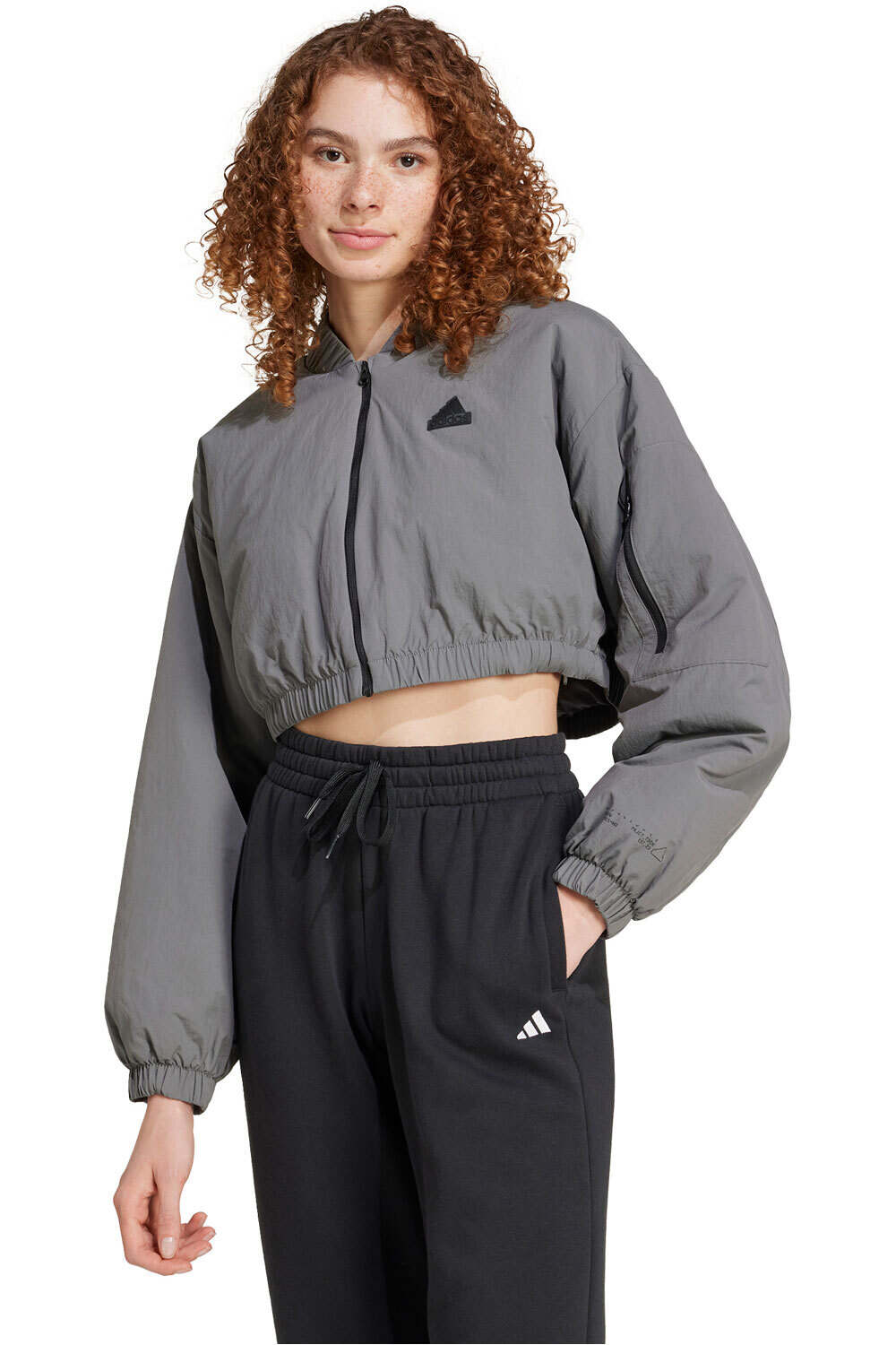 adidas chaquetas mujer W CE BOMBER vista frontal