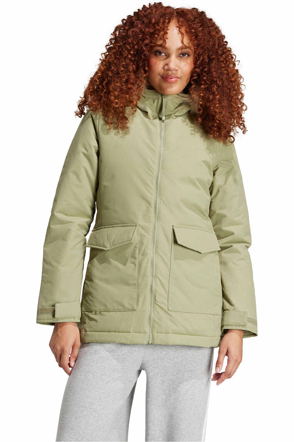adidas chaquetas mujer W PAVERIC PAR vista frontal