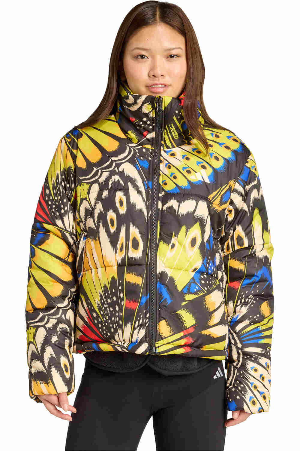 adidas chaquetas mujer X FARM PADDED vista frontal