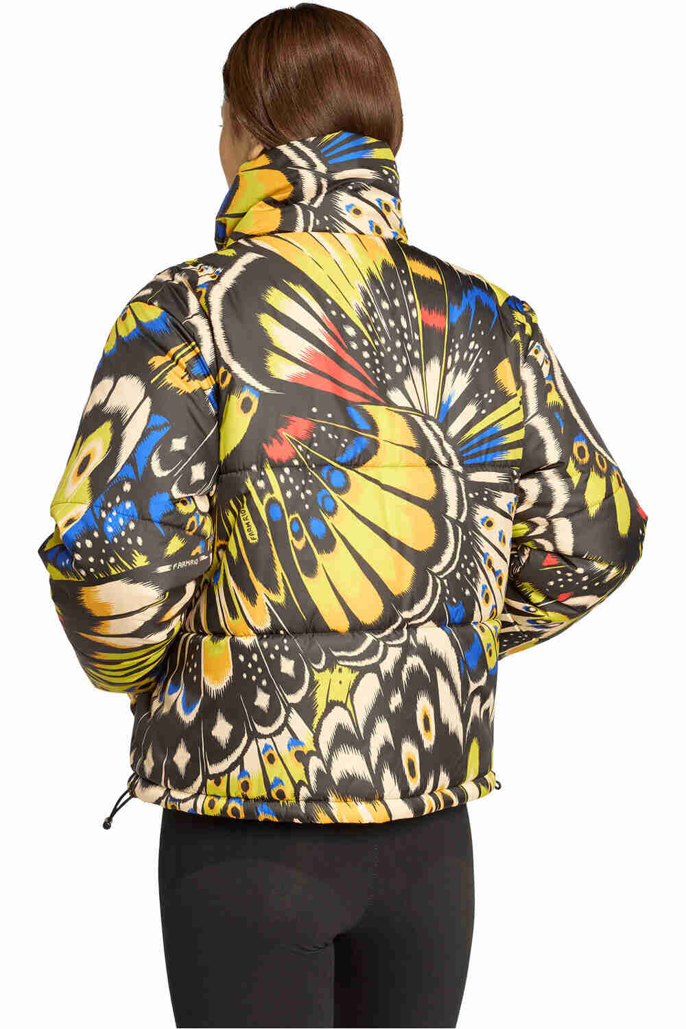 adidas chaquetas mujer X FARM PADDED vista trasera