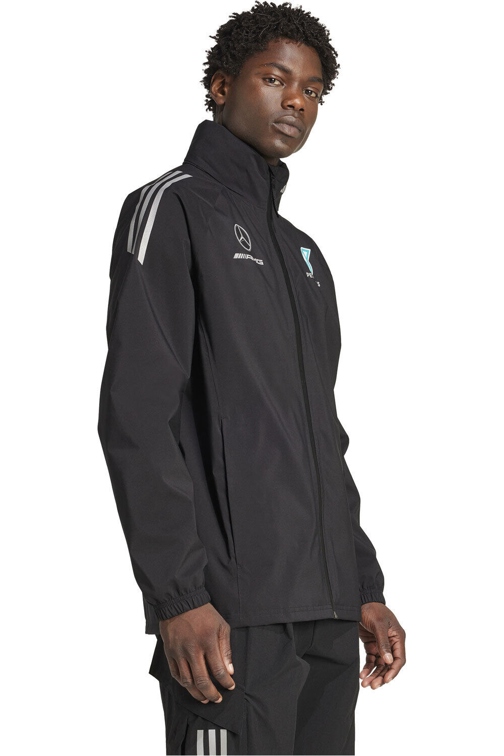 adidas chubasquero hombre MERCEDES AMG PETRONAS MECHANICS vista detalle