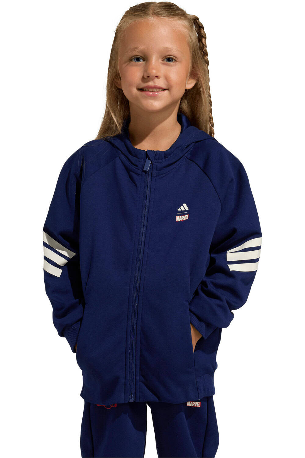 adidas chubasquero junior niño ADIDAS MARVEL SPIDER-MAN vista frontal