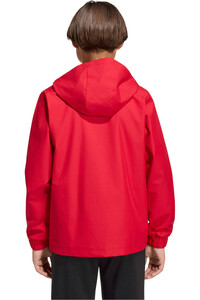 adidas chubasquero y chaquetones entrenamiento fútbol niño ENTRADA 26 ALL WEATHER vista trasera