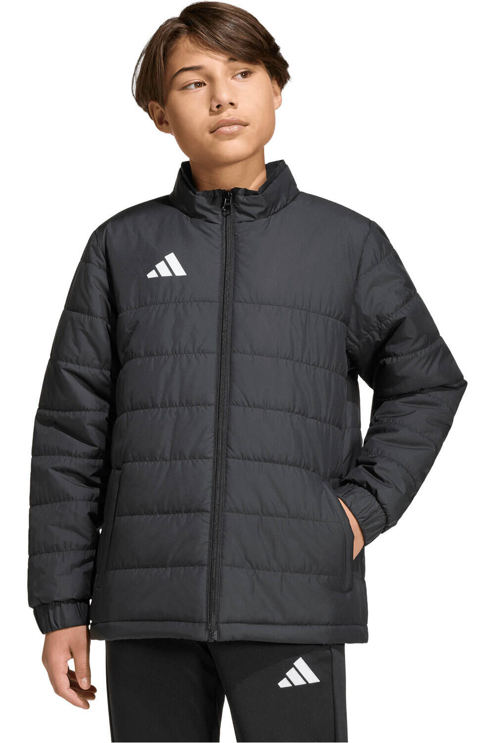 adidas chubasquero y chaquetones entrenamiento fútbol niño LIGERA ENTRADA26 vista frontal