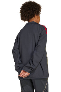 adidas chubasquero y chaquetones entrenamiento fútbol niño O.LYON 26 PRE JKT Y vista trasera