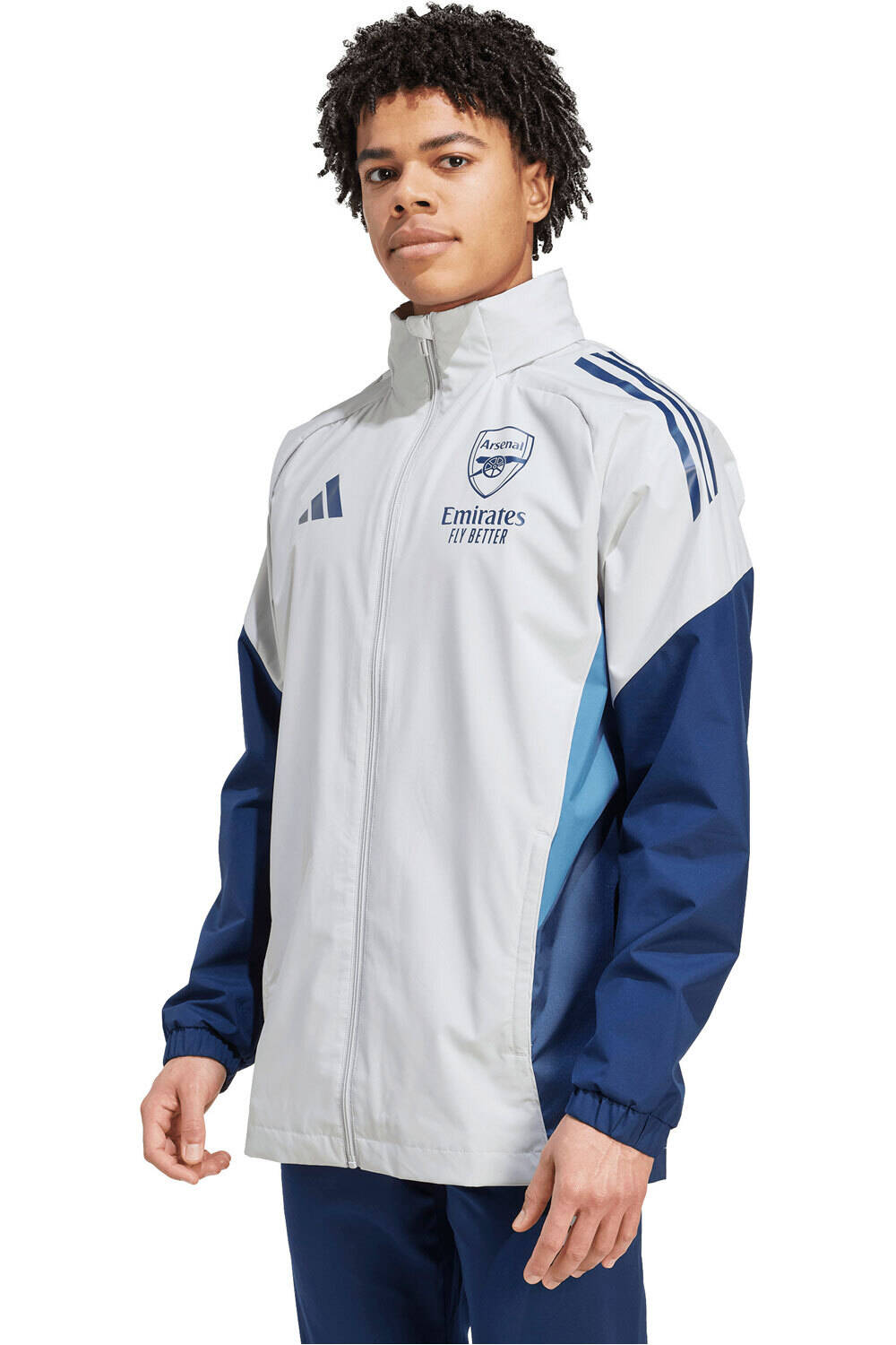 adidas chubasqueros y chaquetones entrenamiento fútbol ARSENAL FC 25/26 TIRO COMPETITION vista frontal