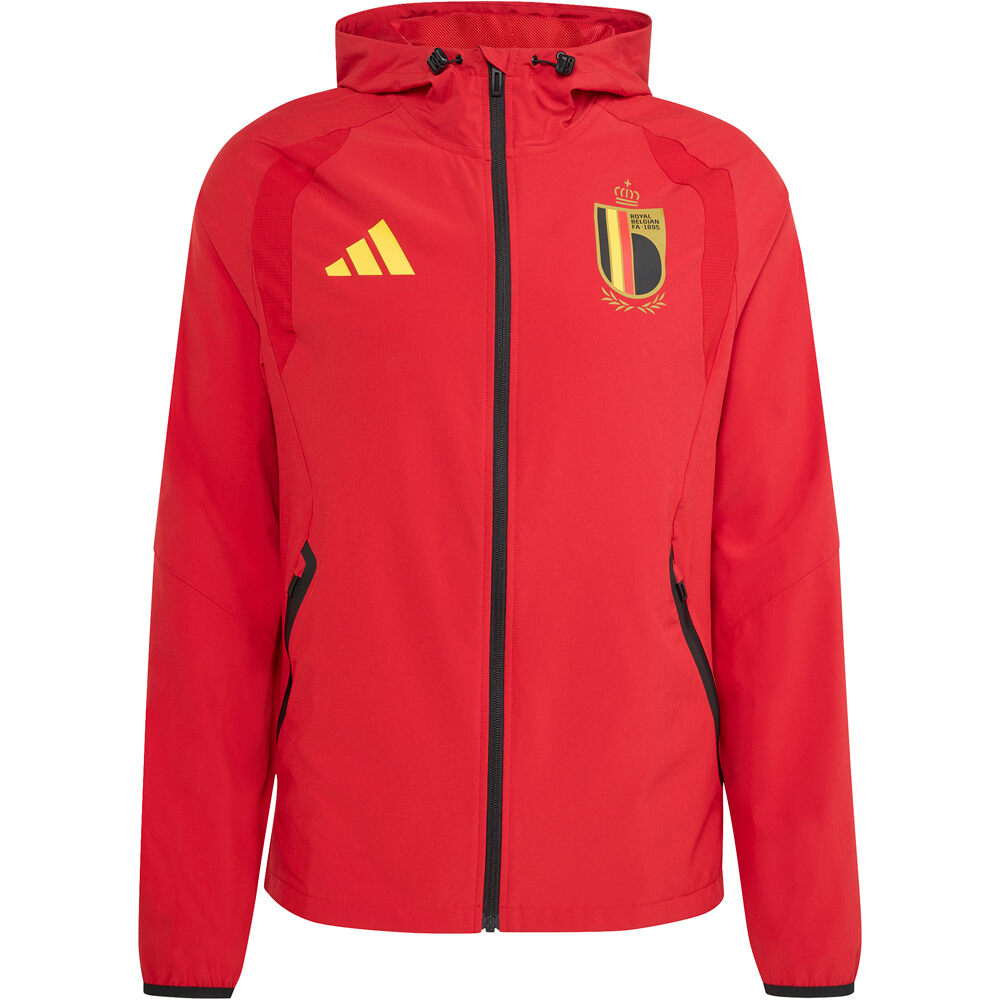 adidas chubasqueros y chaquetones entrenamiento fútbol BELGICA 26 TT FZ WB 04