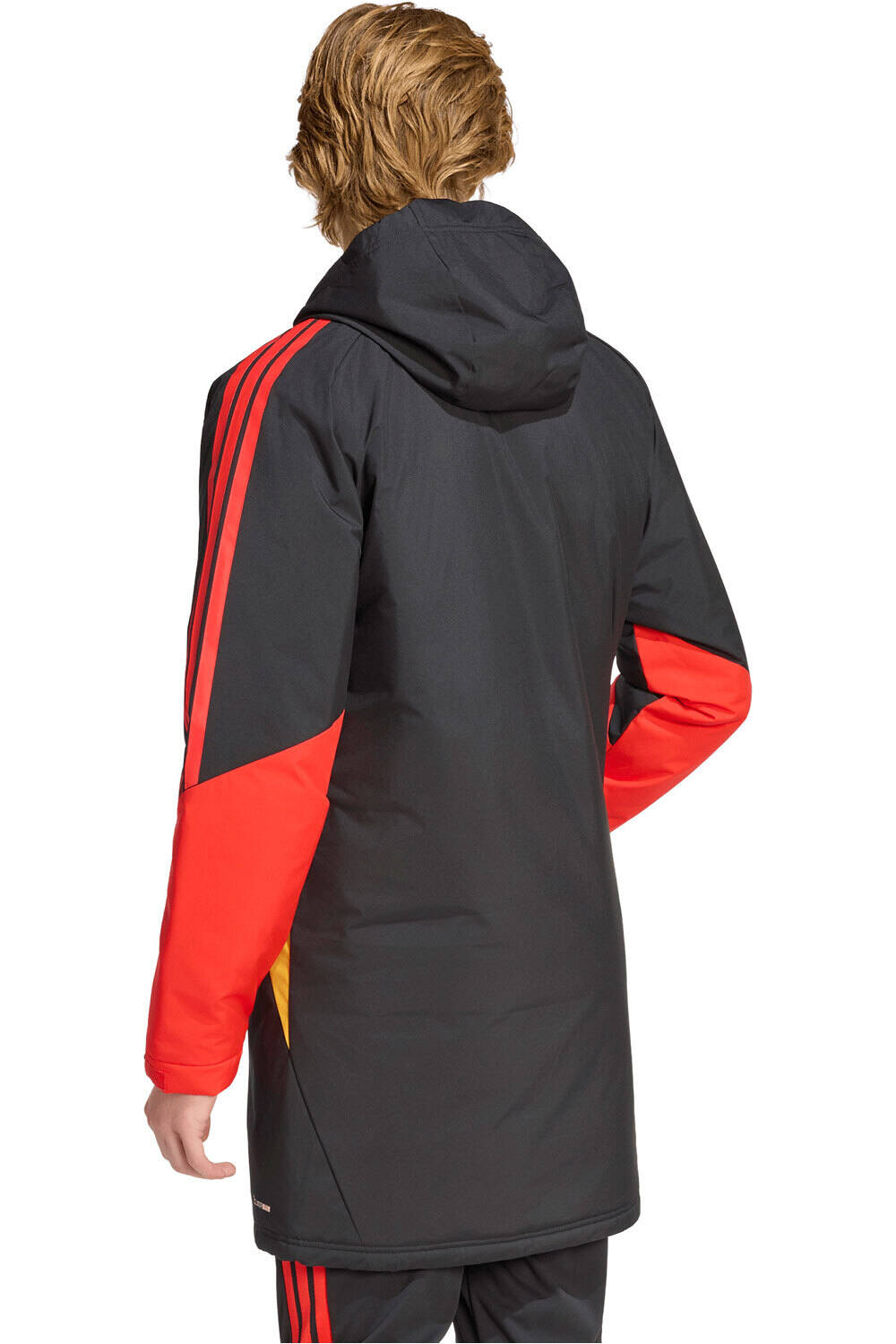 adidas chubasqueros y chaquetones entrenamiento fútbol BLGICA 26 TIRO STADIUM PARKA vista trasera