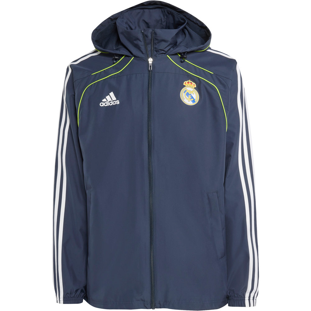 adidas chubasqueros y chaquetones entrenamiento fútbol Cortavientos UBP del Real Madrid 05