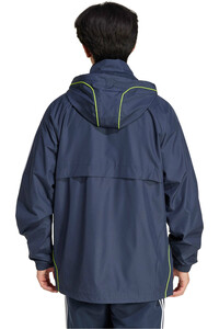 adidas chubasqueros y chaquetones entrenamiento fútbol Cortavientos UBP del Real Madrid vista trasera