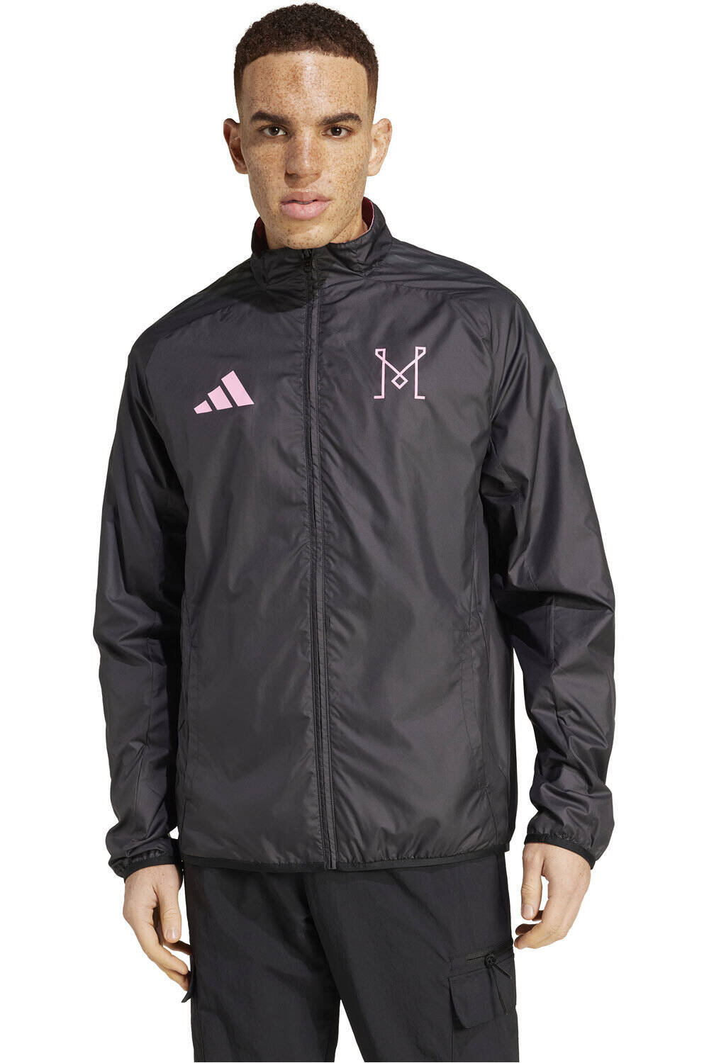 adidas chubasqueros y chaquetones entrenamiento fútbol INTER MIAMI 25 ANTHEM JKT vista trasera