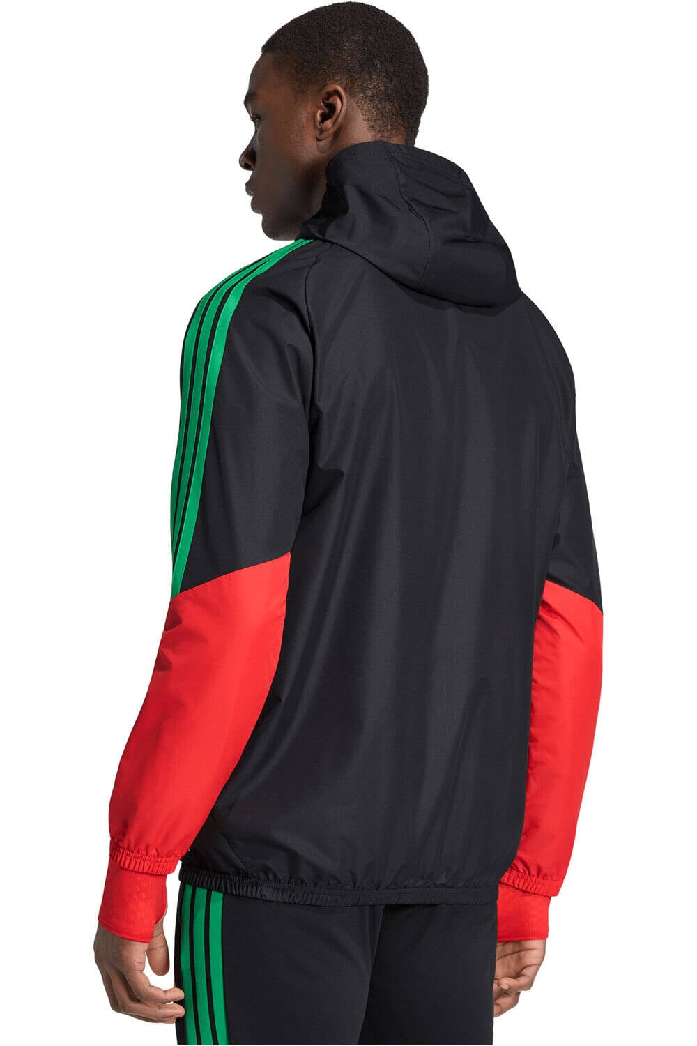 adidas chubasqueros y chaquetones entrenamiento fútbol ITALIA 26 AW JKT vista trasera