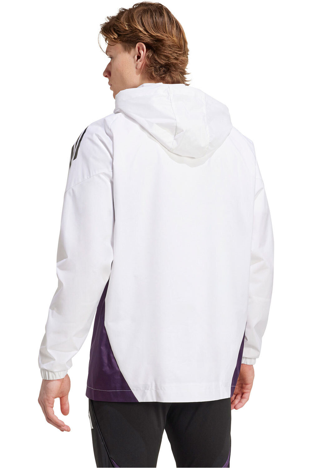 adidas chubasqueros y chaquetones entrenamiento fútbol MANCHESTER UNITED TIRO 25 COMPETITION vista trasera