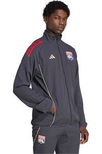 adidas chubasqueros y chaquetones entrenamiento fútbol OLYMPIQUE DE LYON 25/26 TIRO25 vista detalle