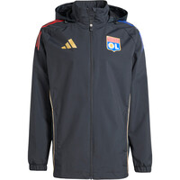 adidas chubasqueros y chaquetones entrenamiento fútbol O.LYON 26 AW JKT 05