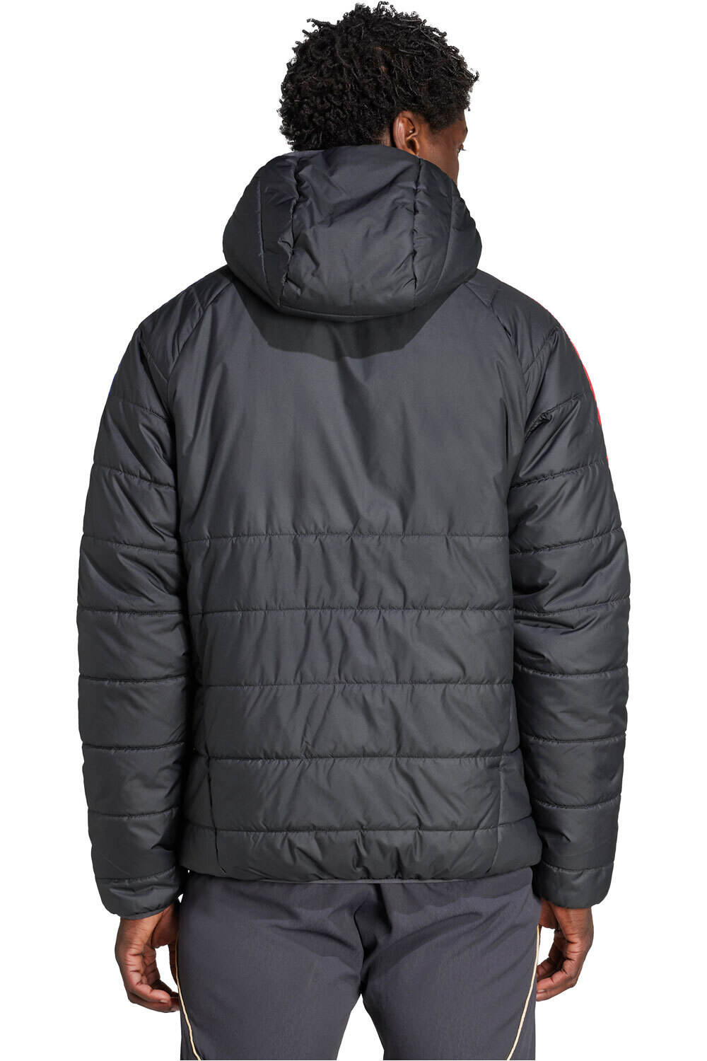 adidas chubasqueros y chaquetones entrenamiento fútbol O.LYON 26 WINTJKT vista trasera