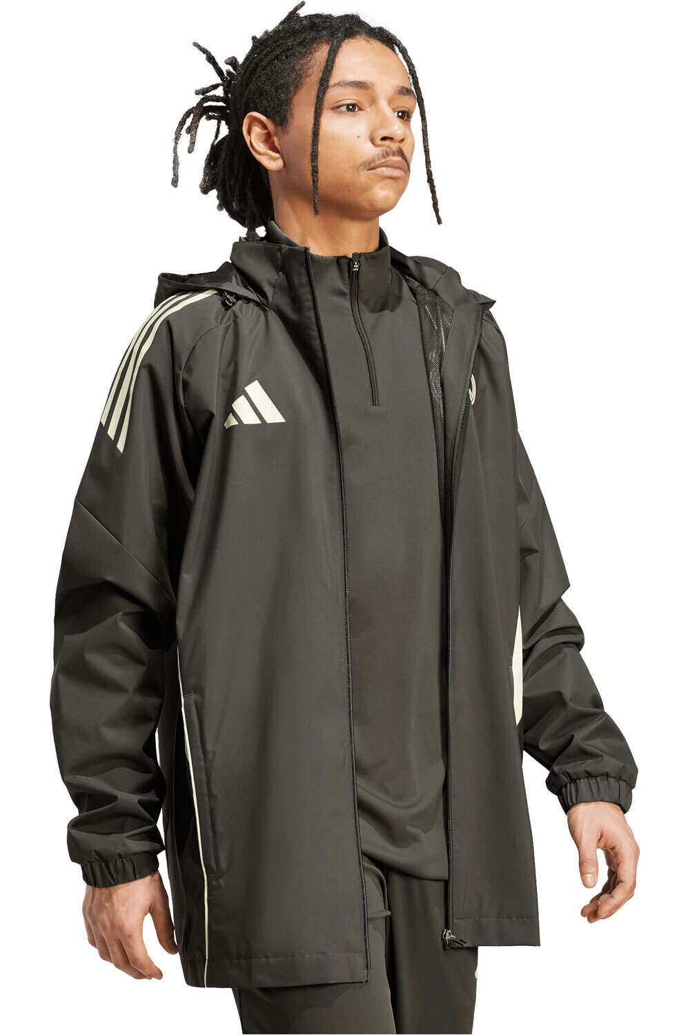 adidas chubasqueros y chaquetones entrenamiento fútbol REAL MADRID 25/26 TIRO25 COMPETITION vista detalle