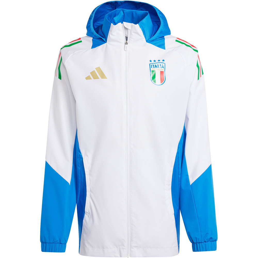adidas chubasqueros y chaquetones entrenamiento fútbol Tiro 24 Competition All-Weather Italia 05