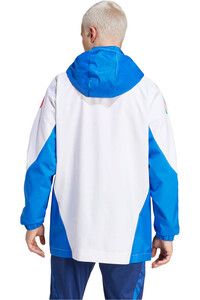 adidas chubasqueros y chaquetones entrenamiento fútbol Tiro 24 Competition All-Weather Italia vista trasera