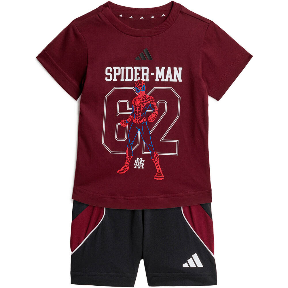 adidas conjunto bebé CONJUNTO CAMISETA MARVEL SPIDER-MAN vista frontal