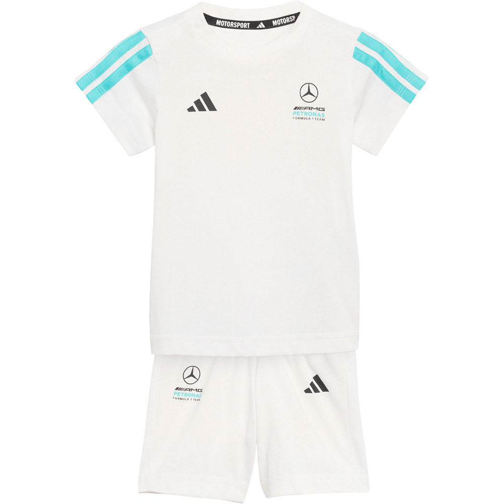 adidas conjunto bebé MERCEDES-AMG PETRONAS F1 DNA vista frontal
