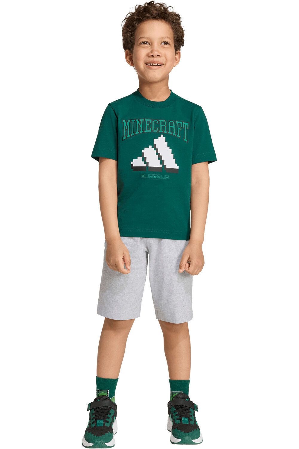 adidas conjunto junior CONJUNTO CAMISETA ADIDAS MINECRAFT vista frontal